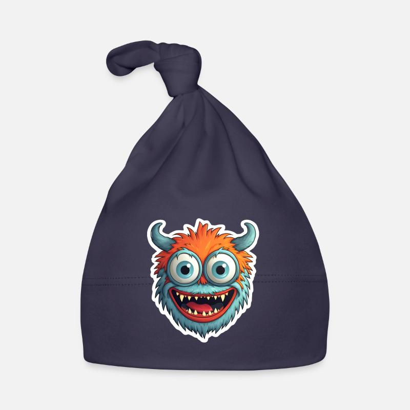 Monstres d’Halloween Bonnet bio Bébé