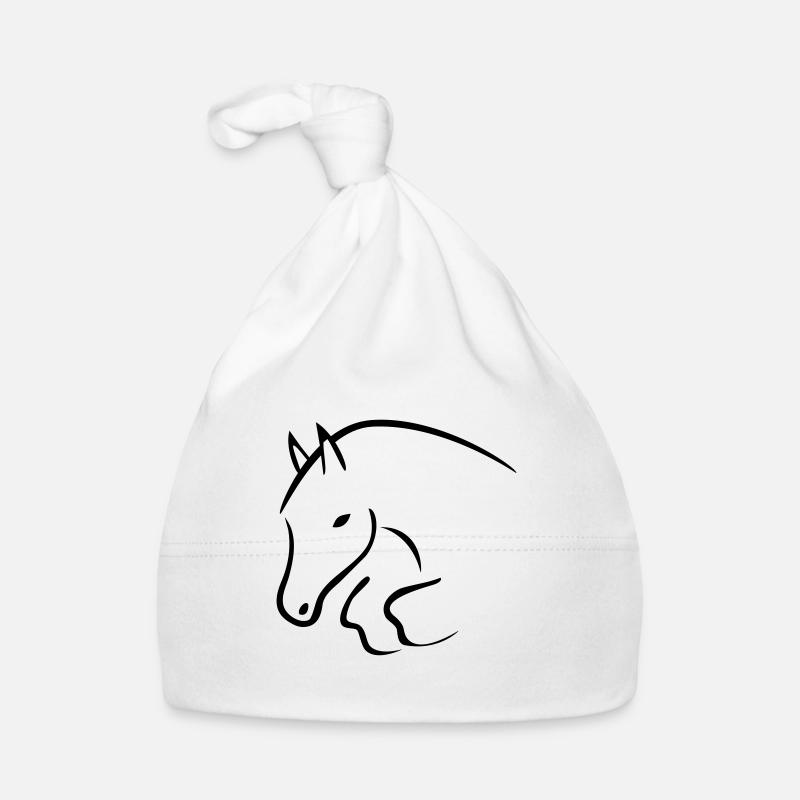 Springpferd Baby Bio-Mütze