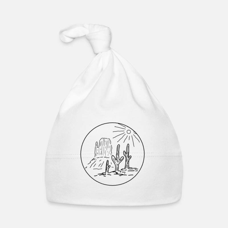 Desert Monument Valley gift idea cactus Organic Baby Cap