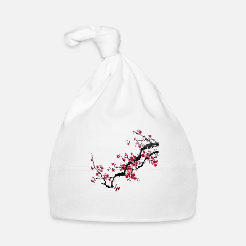 Japan cherry tree Organic Baby Cap