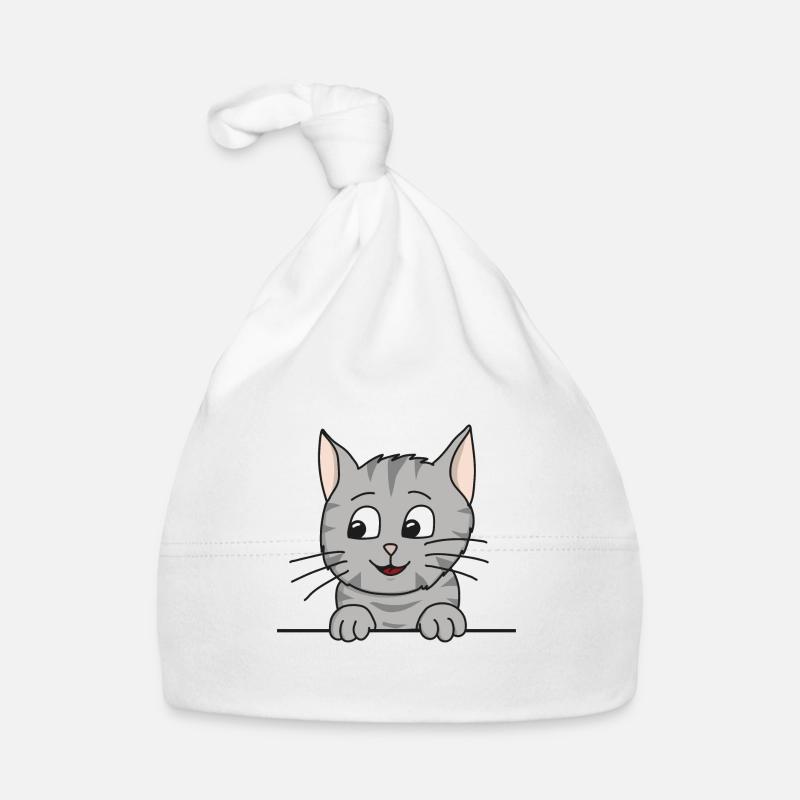 Bande dessinée de tigre de chat Bonnet bio Bébé