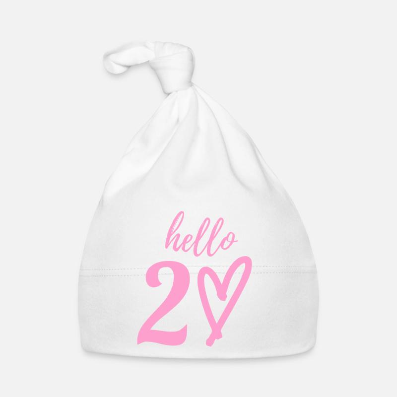 Hallo 20. 20. Geburtstag Baby Bio-Mütze