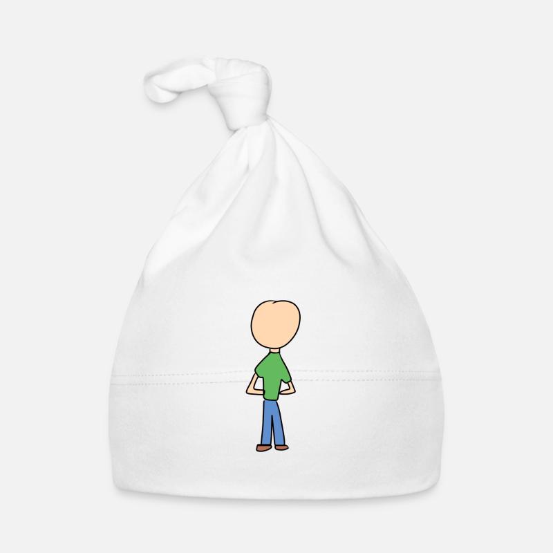 Mann Symbol Mensch Baby Bio-Mütze