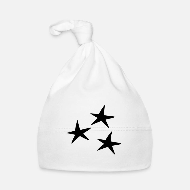 Star pattern icon Organic Baby Cap