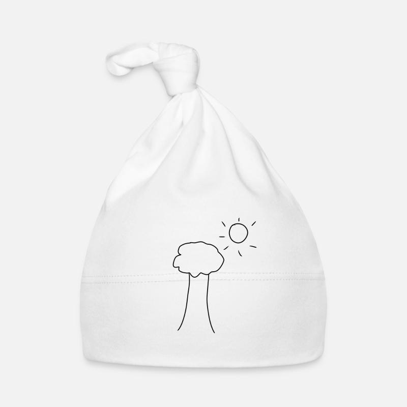 Arbre, Soleil, Nature Bonnet bio Bébé