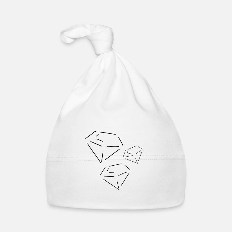 diamanten diamanten formen form Baby Bio-Mütze