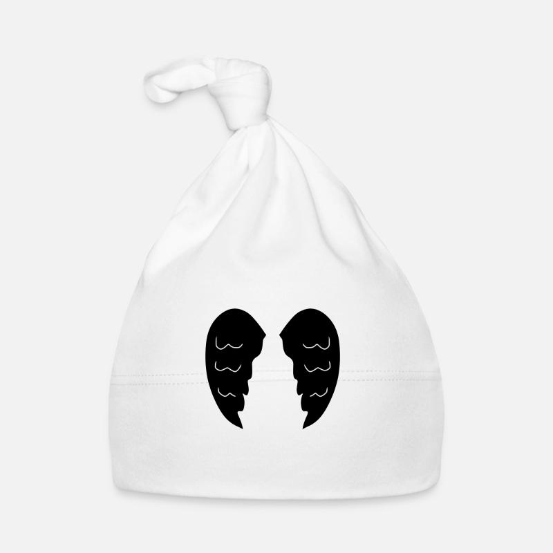 Two Wings Angel Symbol Devil Organic Baby Cap