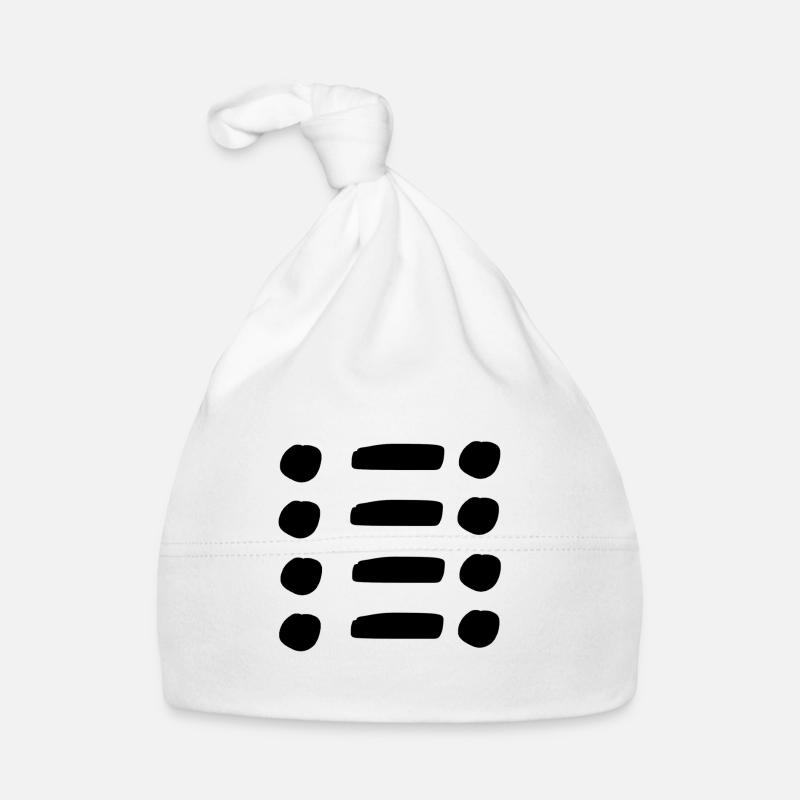 Line, dots, dot, shape, symbol Organic Baby Cap