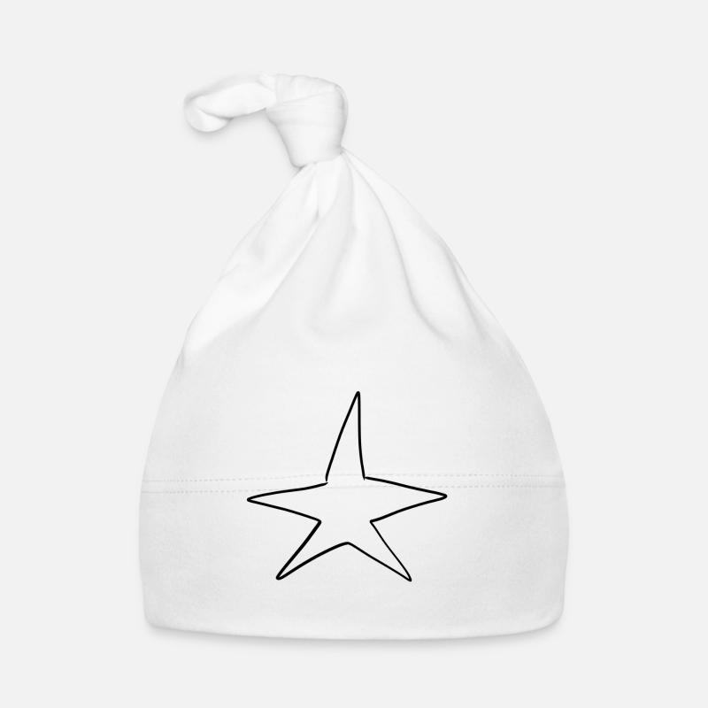 Star Symbol Shape Organic Baby Cap