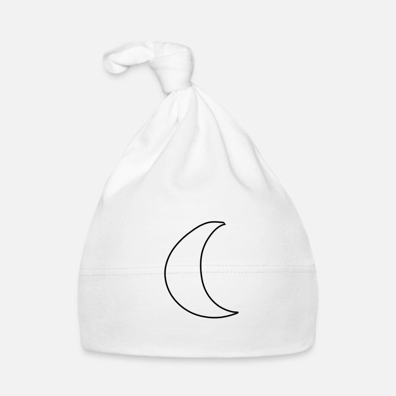 mond symbol Form Baby Bio-Mütze
