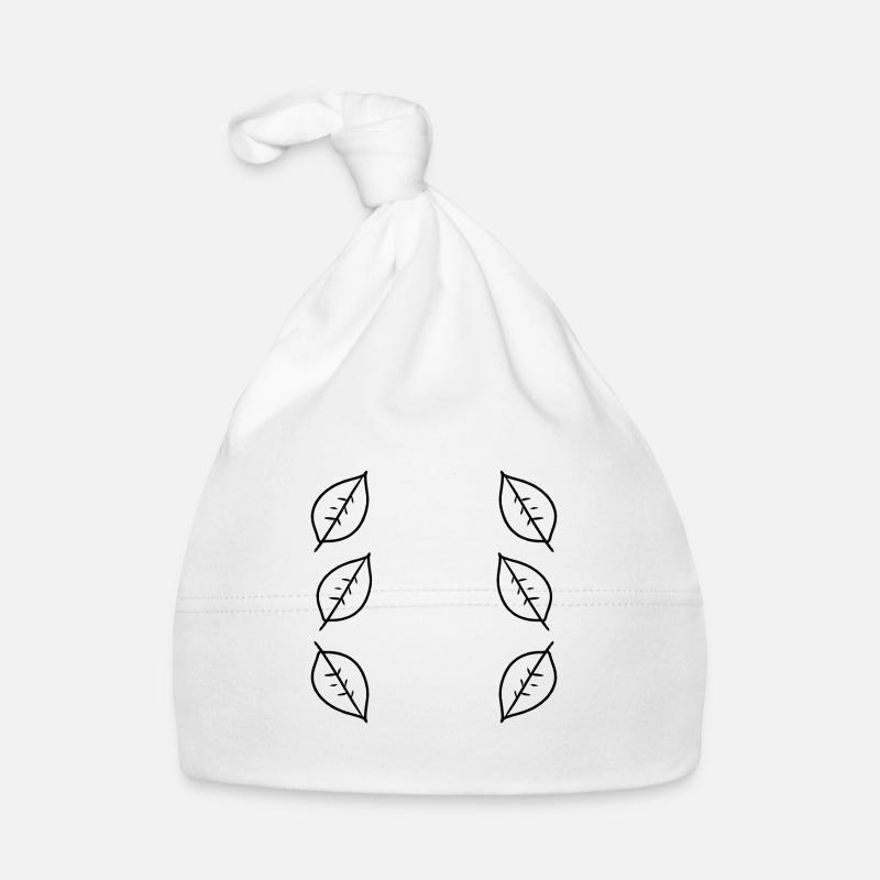 Pattern Leaf Leaves Frame Nature Organic Baby Cap
