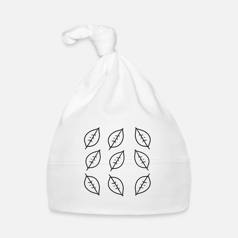 Pattern Leaf Leaves Frame Shape Nature Organic Baby Cap