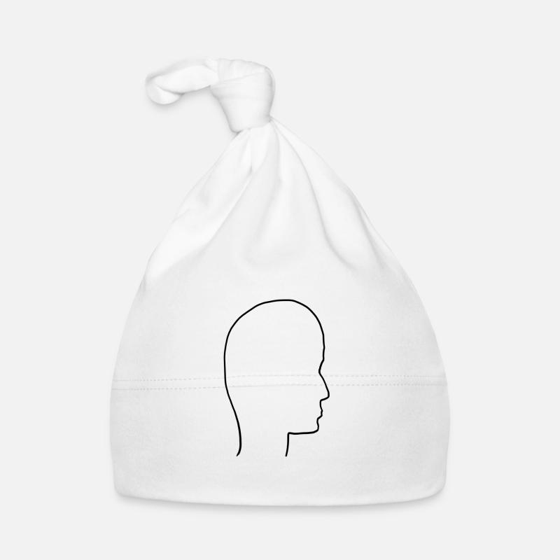 Head Profile People Side Organic Baby Cap