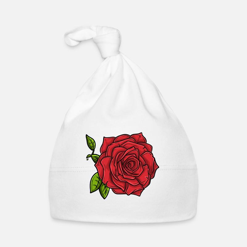 Fleur de rose Bonnet bio Bébé