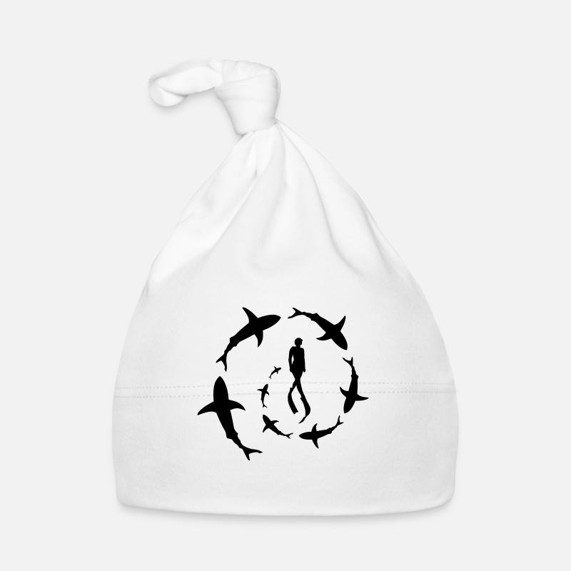 Sharks 4 Organic Baby Cap