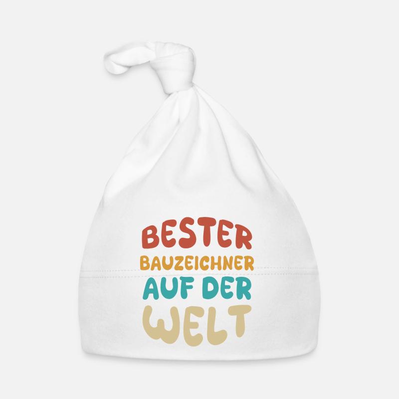Berufung Bauzeichner Baby Bio-Mütze
