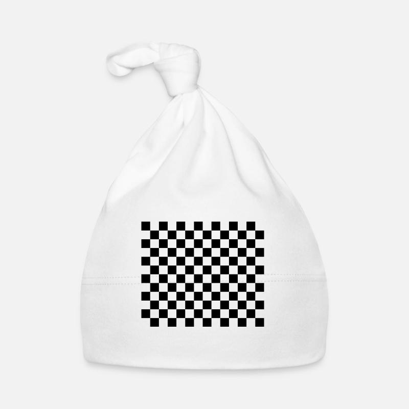 checkered Organic Baby Cap