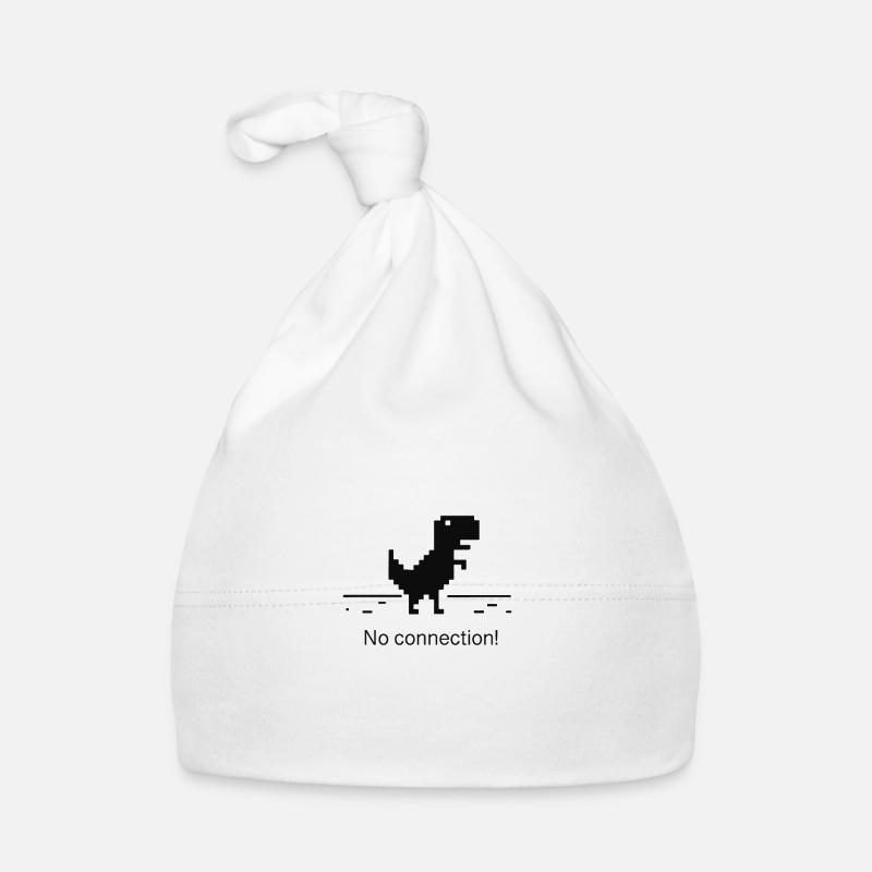 Pas de connexion! - Bonnet bio Bébé - blanc