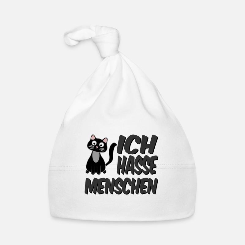 Ich hasse Menschen. Baby Bio-Mütze