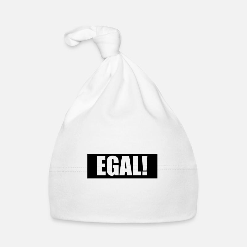 EGAL - Baby Bio-Mütze - Weiß