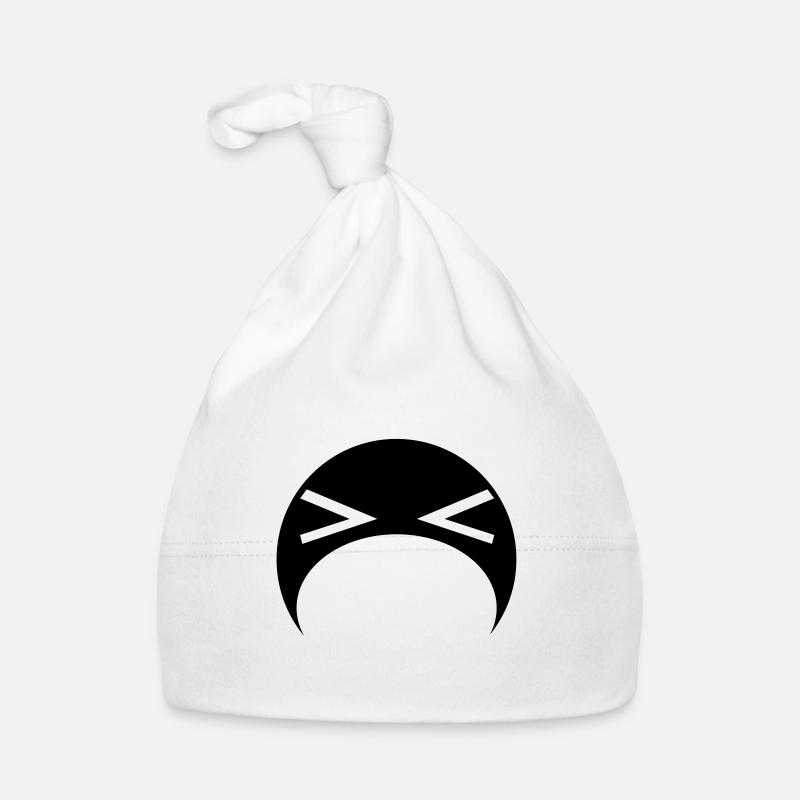 puke - Organic Baby Cap - white