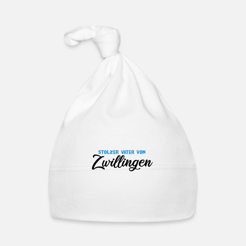 Zwillinge Vater Baby Bio-Mütze
