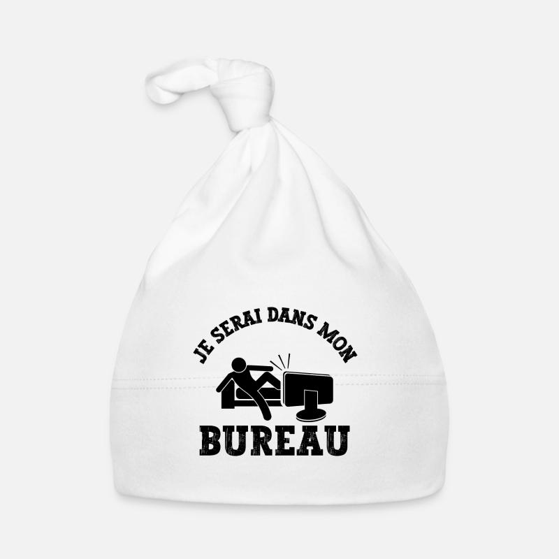 je serai dans mon bureau Bonnet bio Bébé