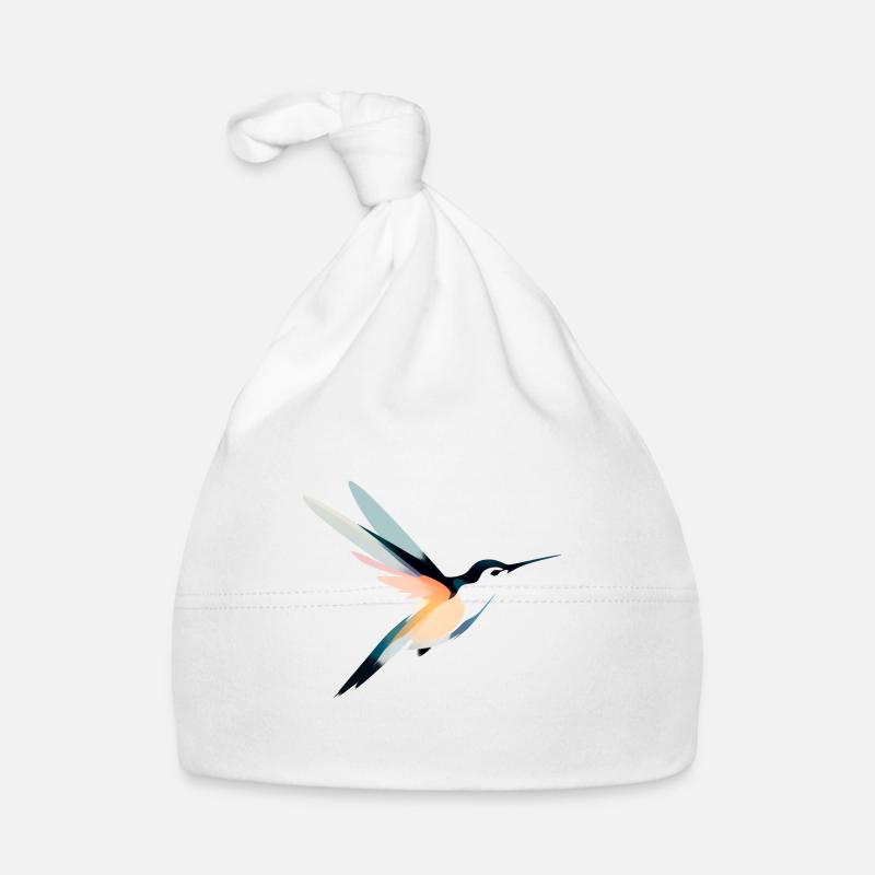 Colibri coloré Bonnet bio Bébé
