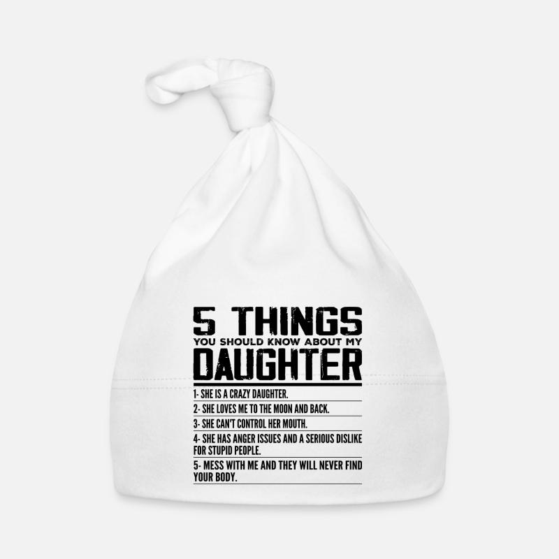 5 Dinge, die Sie über meine Tochter wissen sollten Baby Bio-Mütze