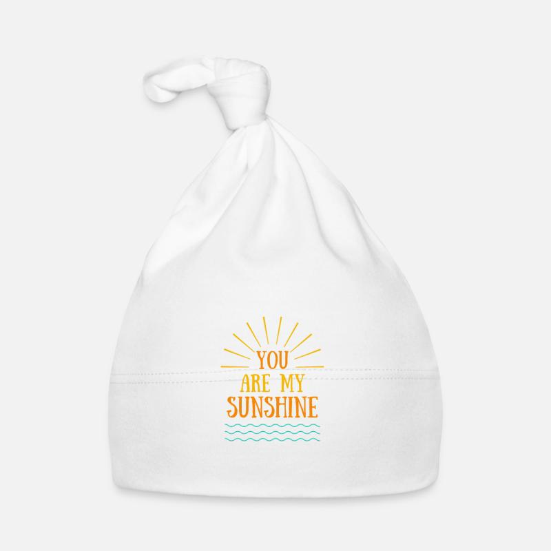 VOUS ÊTES MON SOLEIL - Bonnet bio Bébé - blanc