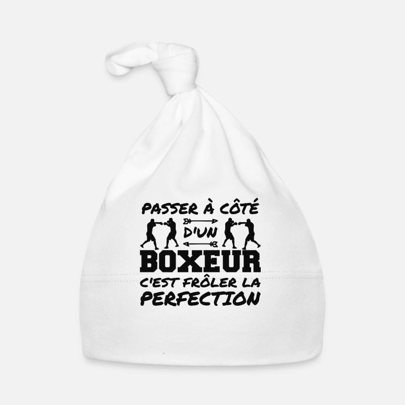 Perfektion Boxer Humor Boxer Mann Baby Bio-Mütze