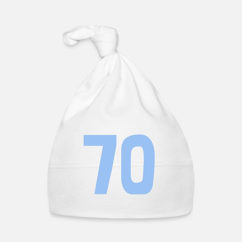 70. 70 YEARS. 70TH ANNIVERSARY. 70TH ANNIVERSARY. Organic Baby Cap