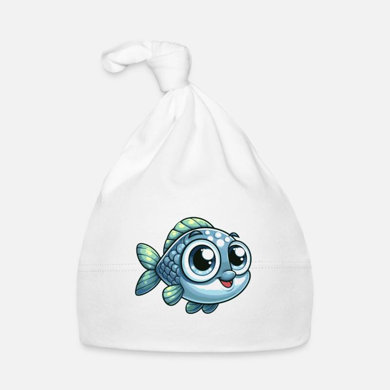 Blue Fish Organic Baby Cap
