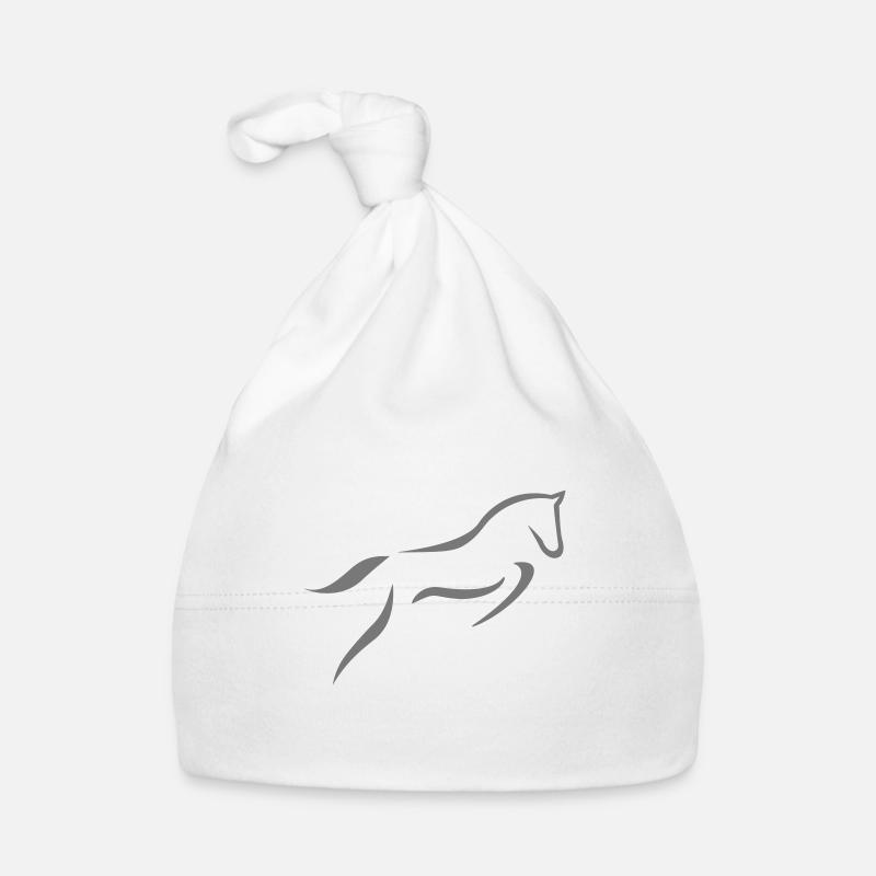Springpferd Baby Bio-Mütze