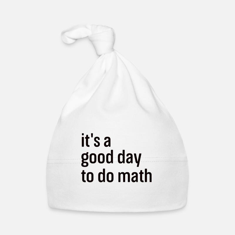 Mathe Mathematik Mathematiker Schule Nerd Geschenk Baby Bio-Mütze