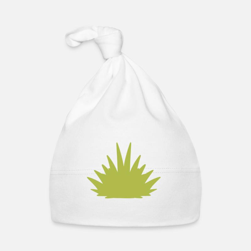 erba simbolo natura pianta verde Cappellino ecologico per neonato