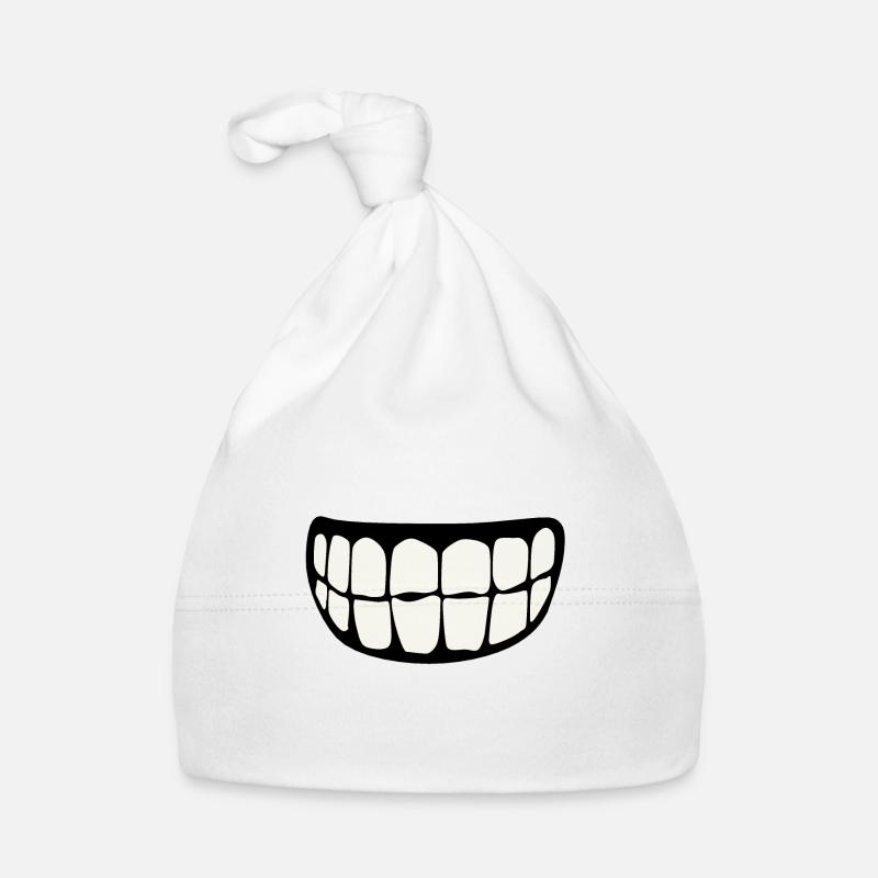 tooth smile denture 206 S Organic Baby Cap