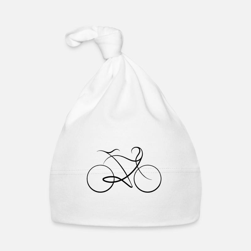 Fahrrad eine Linie - Harmonie - Dynamik Baby Bio-Mütze