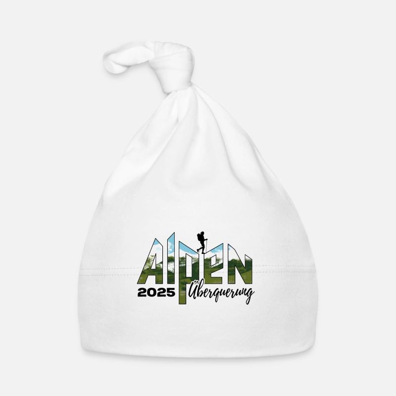 Alpenüberquerung Alpen Überquerung 2025 Wandern Baby Bio-Mütze