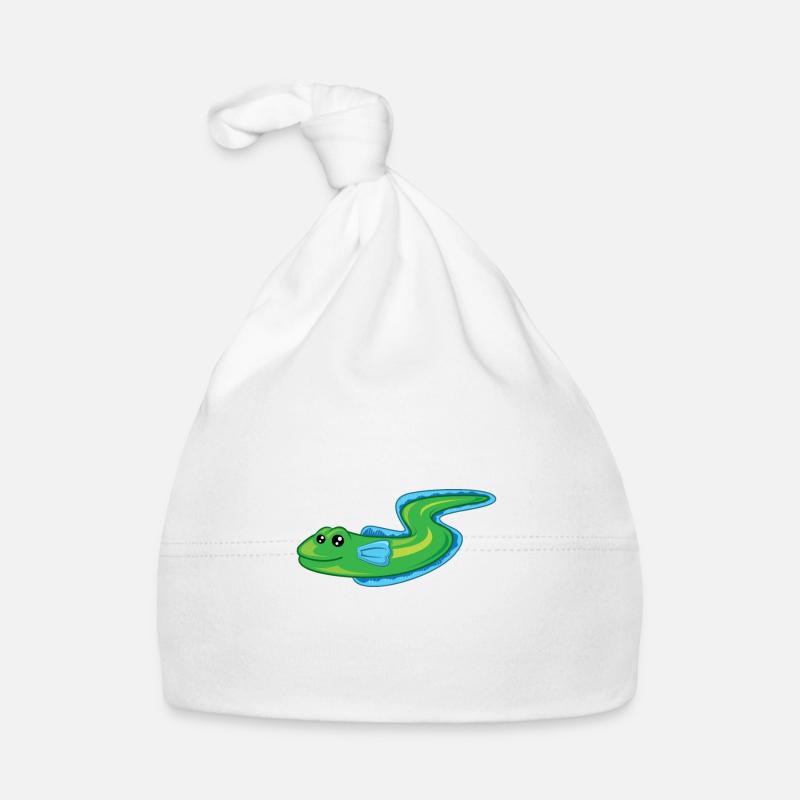 Eel cartoon Organic Baby Cap