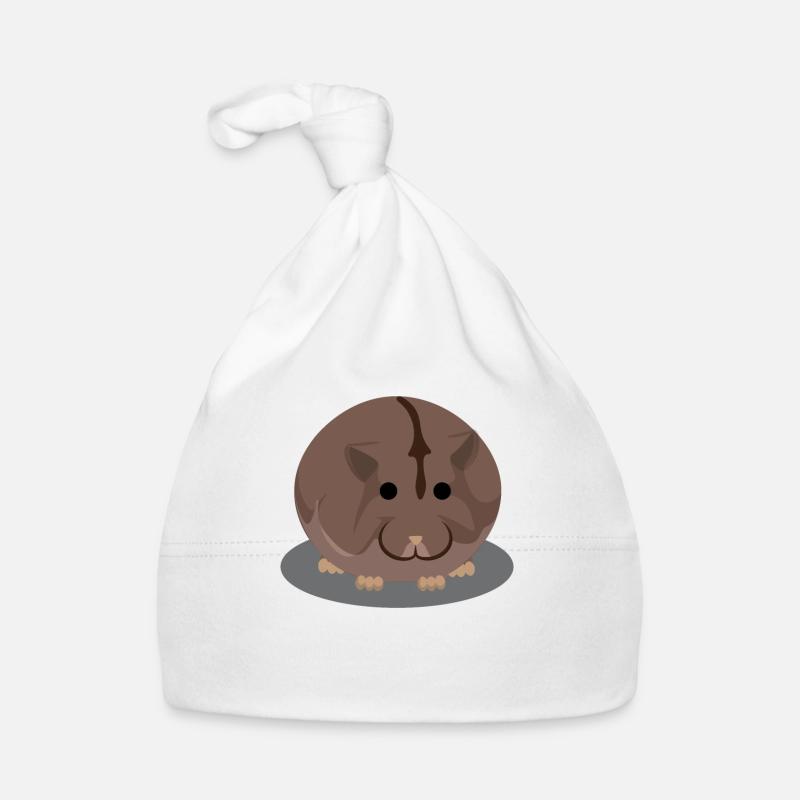Hamster potelé brun Bonnet bio Bébé