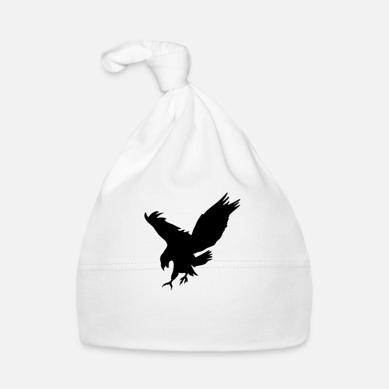 The black eagle Organic Baby Cap