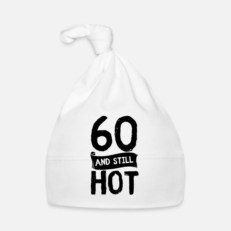 60s Birthday 60 years Sixty Hot Gift Organic Baby Cap