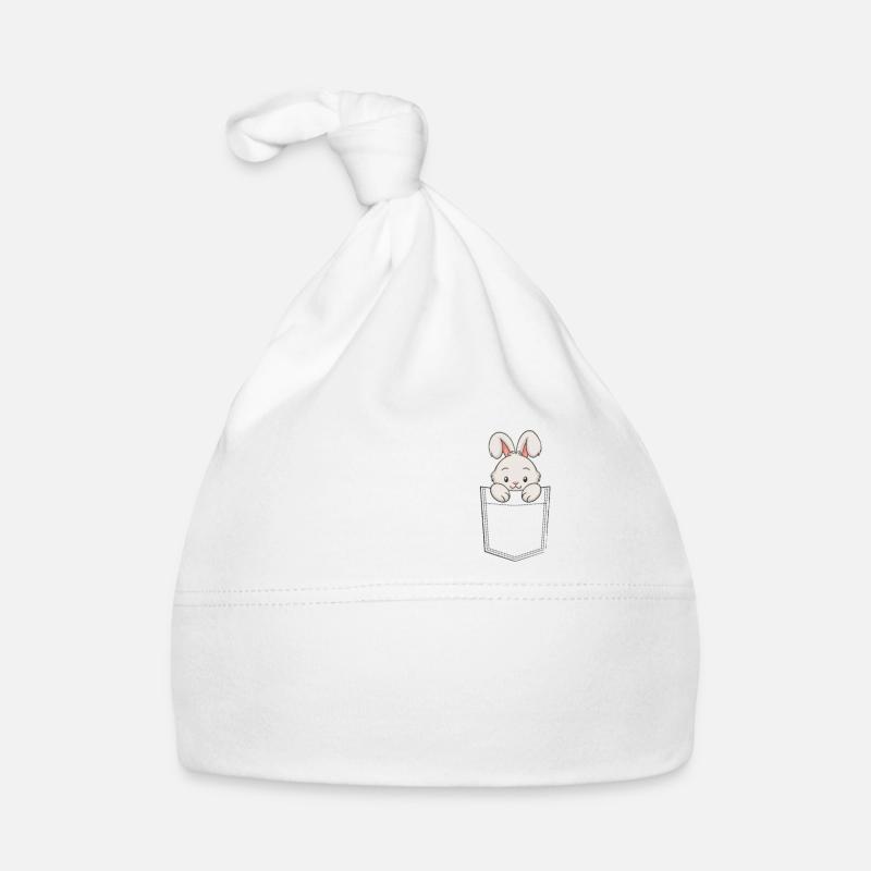 Lapin dans le sac Bonnet bio Bébé