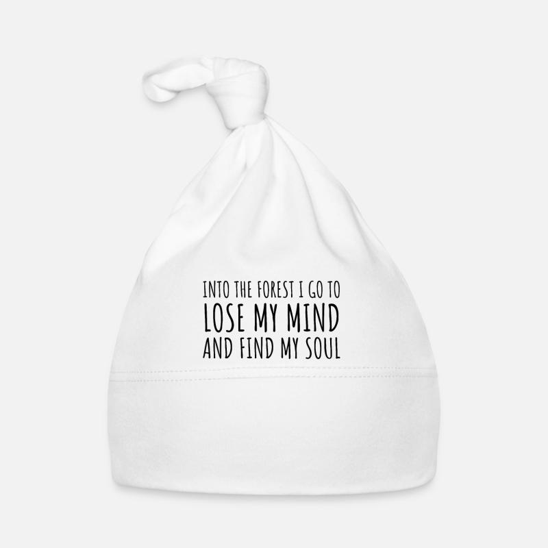 Dans la forêt, je vais perdre mon esprit et trouver mon Bonnet bio Bébé
