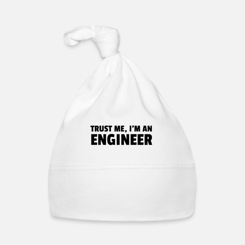 Trust Me Im An Engineer Organic Baby Cap