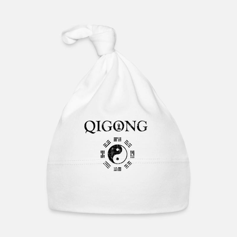 Qigong - Bonnet bio Bébé - blanc