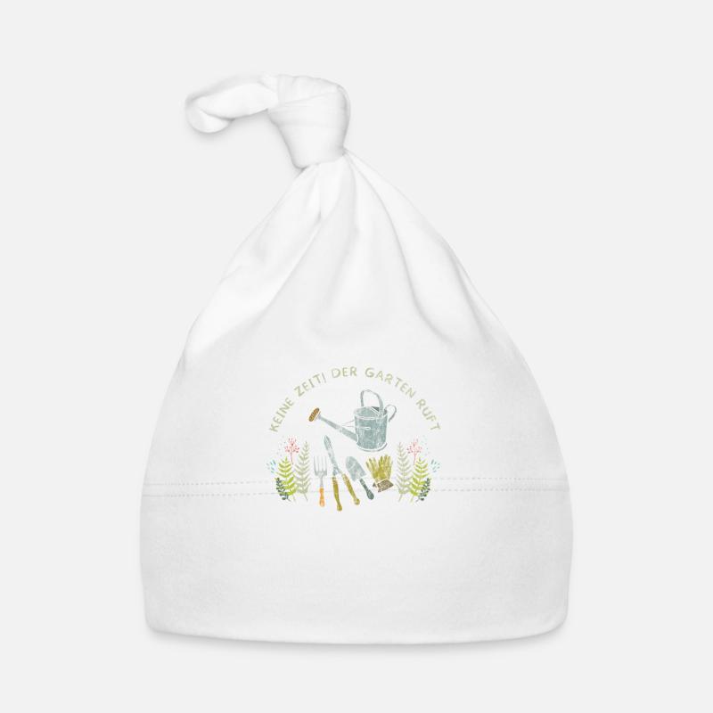 Gardener saying Organic Baby Cap