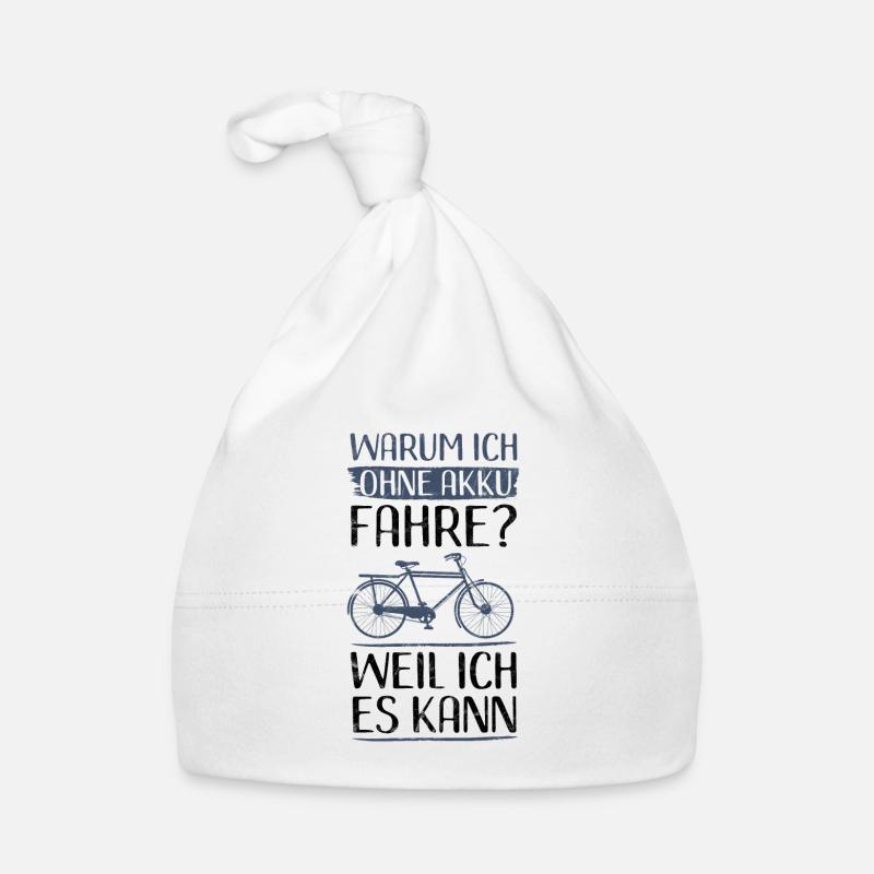 Radfahrer Spruch Baby Bio-Mütze