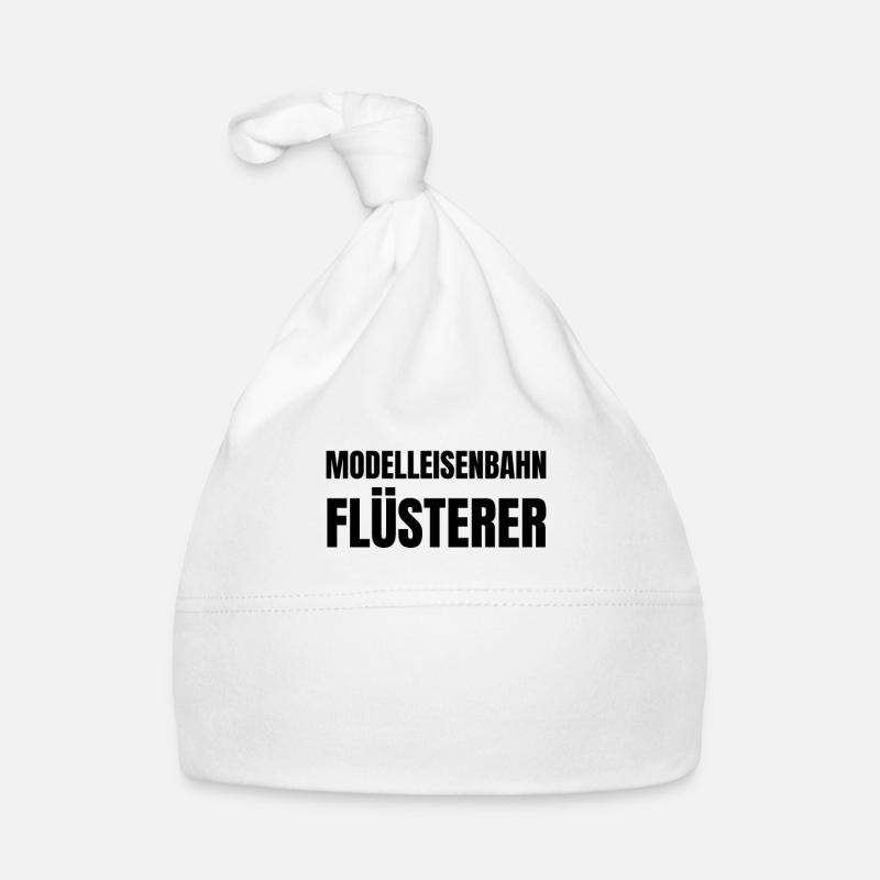 Modelleisenbahn Flüsterer Baby Bio-Mütze